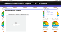 Desktop Screenshot of goodlifeinternationalcrystal.blogspot.com