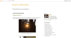 Desktop Screenshot of fransfelicities.blogspot.com