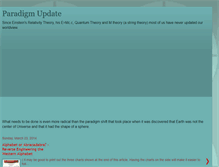 Tablet Screenshot of paradigm-update.blogspot.com
