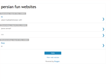 Tablet Screenshot of persianfun.blogspot.com