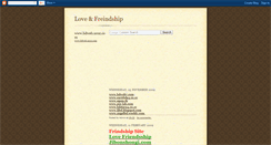 Desktop Screenshot of lovefreindship.blogspot.com