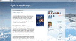 Desktop Screenshot of oyvindsbetraktninger.blogspot.com