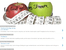 Tablet Screenshot of fatgirlgettingslimmer.blogspot.com