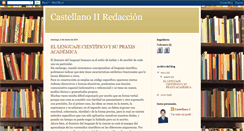 Desktop Screenshot of castellanoiiredaccion.blogspot.com