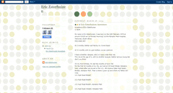 Desktop Screenshot of ericesterhuizen.blogspot.com