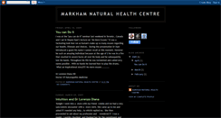 Desktop Screenshot of markhamnaturalhealthcentre.blogspot.com