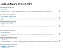 Tablet Screenshot of markhamnaturalhealthcentre.blogspot.com