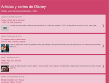 Tablet Screenshot of disney-artistas.blogspot.com