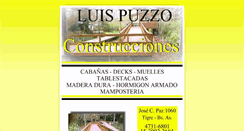 Desktop Screenshot of luispuzzoconstrucciones.blogspot.com