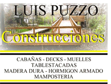 Tablet Screenshot of luispuzzoconstrucciones.blogspot.com