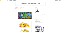 Desktop Screenshot of beccaaillustration.blogspot.com