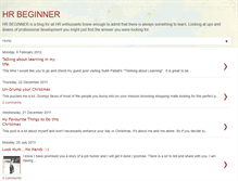 Tablet Screenshot of hrbeginner.blogspot.com