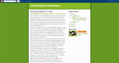 Desktop Screenshot of cabellwaynebeekeepers.blogspot.com
