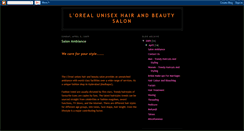 Desktop Screenshot of lorealunisexsalon.blogspot.com