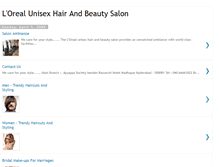 Tablet Screenshot of lorealunisexsalon.blogspot.com