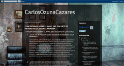Desktop Screenshot of cursohistoriacarlos.blogspot.com