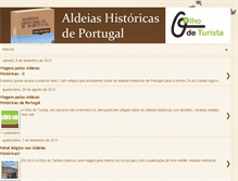 Tablet Screenshot of aldeiashistoricasdeportugal.blogspot.com
