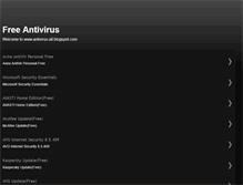Tablet Screenshot of antivirus-all.blogspot.com