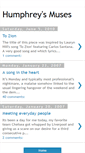 Mobile Screenshot of humphreysmuses.blogspot.com