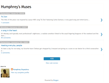 Tablet Screenshot of humphreysmuses.blogspot.com