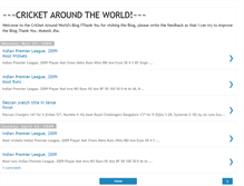 Tablet Screenshot of cricketaroundworld.blogspot.com