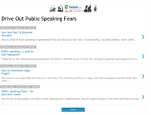 Tablet Screenshot of drive-out-public-speaking-fears.blogspot.com