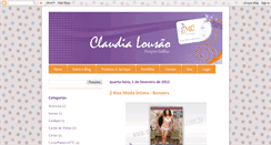 Desktop Screenshot of claudialousaodesigner.blogspot.com