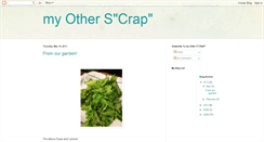 Desktop Screenshot of myotherscrap.blogspot.com
