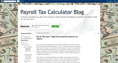 Desktop Screenshot of payrolltax.blogspot.com