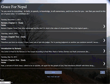 Tablet Screenshot of gracefornepal.blogspot.com
