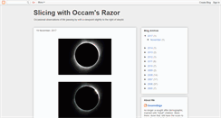 Desktop Screenshot of occamsedge.blogspot.com
