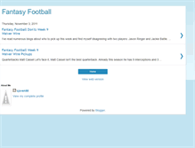 Tablet Screenshot of fantasyfootballplayerstopickup.blogspot.com