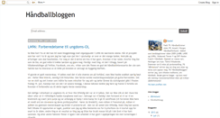 Desktop Screenshot of handballblogg.blogspot.com