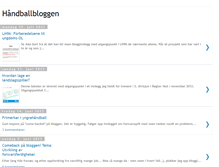 Tablet Screenshot of handballblogg.blogspot.com