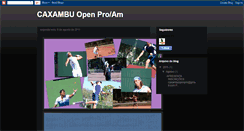 Desktop Screenshot of caxambuopenpro.blogspot.com