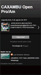 Mobile Screenshot of caxambuopenpro.blogspot.com