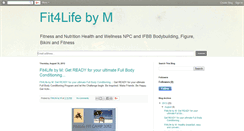 Desktop Screenshot of fit4life-bym.blogspot.com