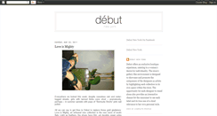 Desktop Screenshot of debutnewyork.blogspot.com