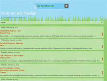 Tablet Screenshot of daily-autism-freebie.blogspot.com