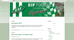 Desktop Screenshot of eifnyheterfotboll.blogspot.com