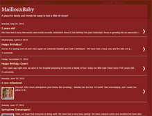 Tablet Screenshot of maillouxbaby.blogspot.com