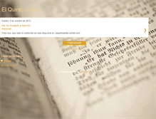 Tablet Screenshot of elquintoanillo.blogspot.com