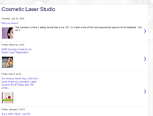 Tablet Screenshot of cosmeticlaserstudio.blogspot.com