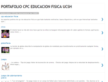 Tablet Screenshot of portafoliocpceducacionfisicaucsh.blogspot.com