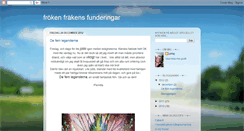 Desktop Screenshot of frkenfrkensfunderingar.blogspot.com