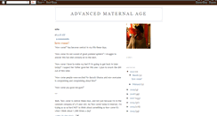 Desktop Screenshot of advancedmaternalage.blogspot.com