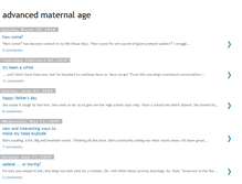 Tablet Screenshot of advancedmaternalage.blogspot.com