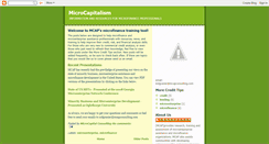 Desktop Screenshot of mcapconsulting.blogspot.com