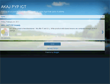 Tablet Screenshot of akajict.blogspot.com