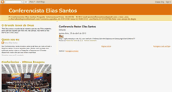 Desktop Screenshot of conferencistaeliassantos.blogspot.com